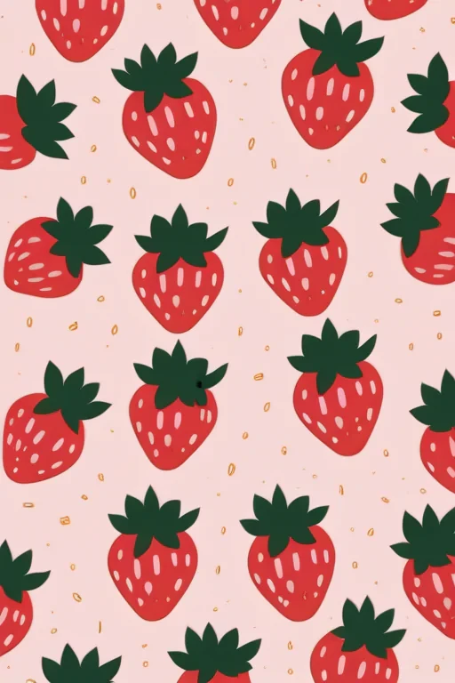strawberry phone wallpaper