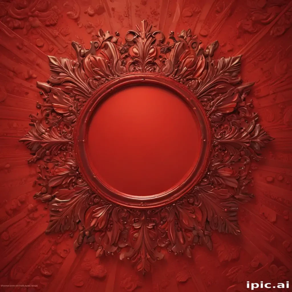 red blank background
