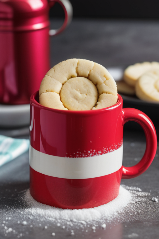 sugar cookie in a mug