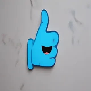 blue thumbs up emoji