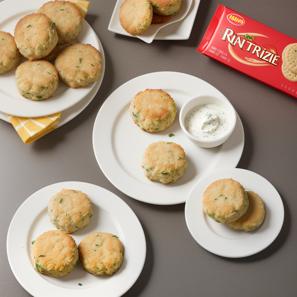 crab cakes with ritz crackers