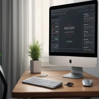 computer mockup