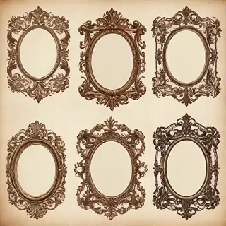vintage frames png