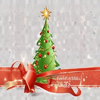 transparent merry christmas