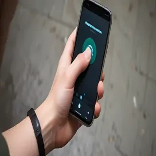 person holding phone