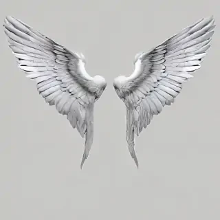 realistic angel wings png