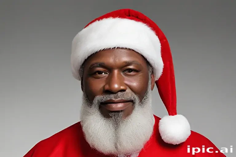 black santa png