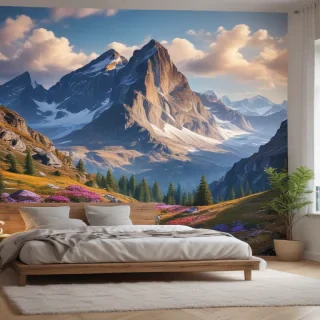 aesthetic mountain wallpaper