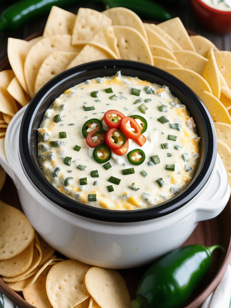 slow cooker jalapeno popper dip