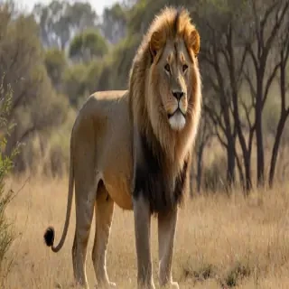 transparent lion