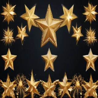 christmas stars clip art