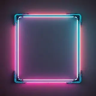 neon frame png