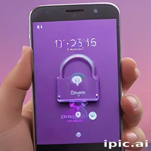 purple lock screen