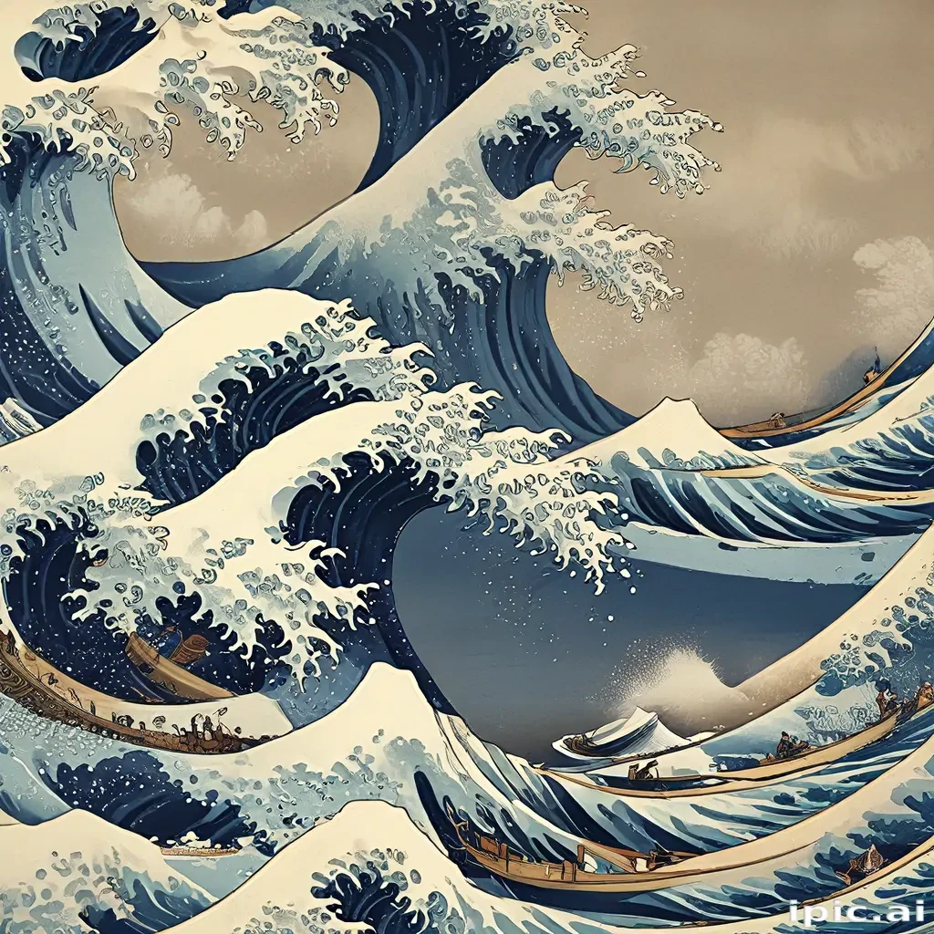 the great wave wallpaper