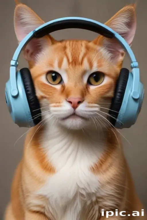 cat headphones png