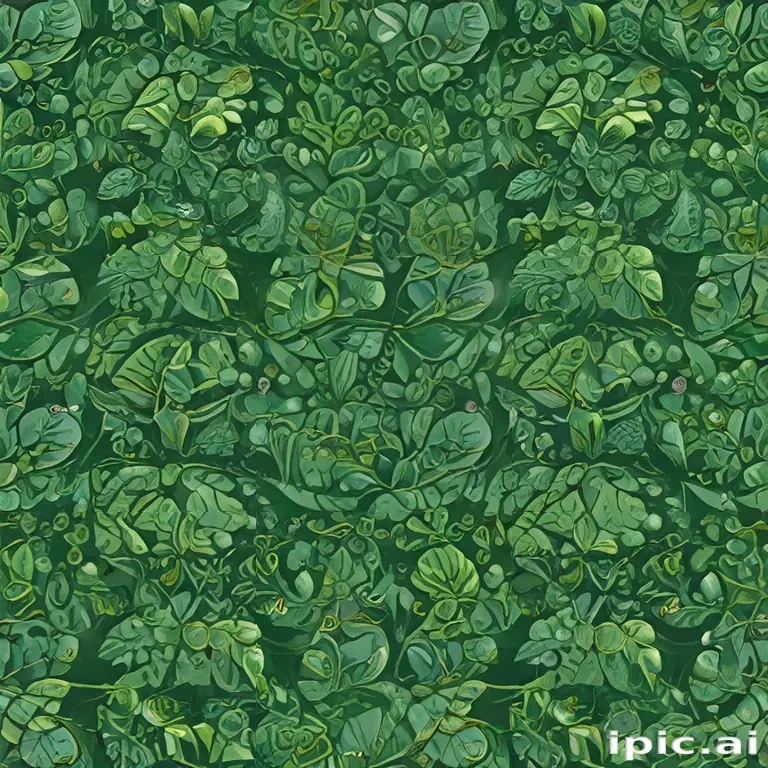 green leaf design