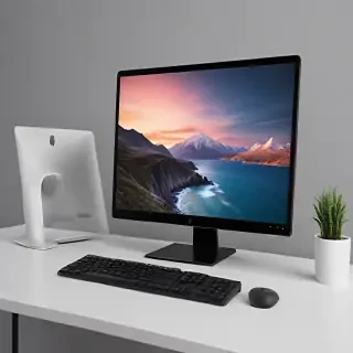 computer mockup