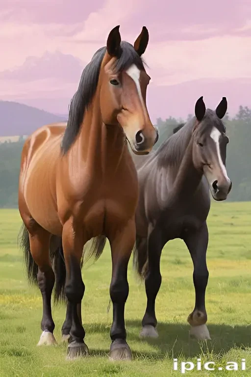 horses cartoon