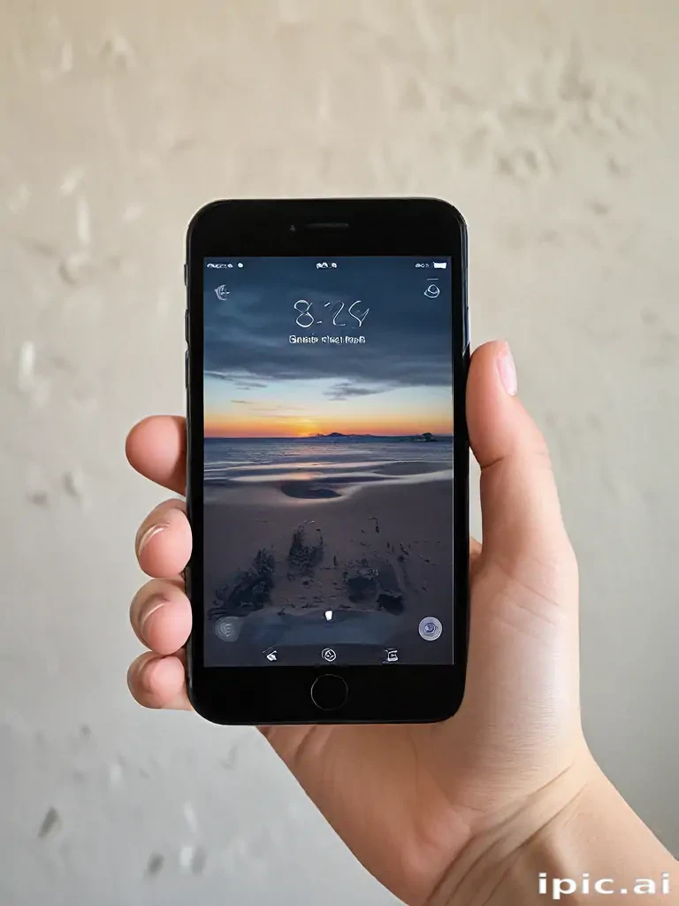 holding a phone