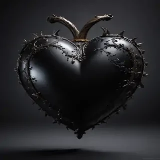 black heart pic