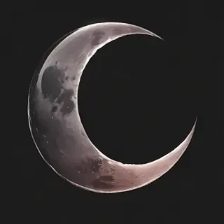 crescent moon transparent background