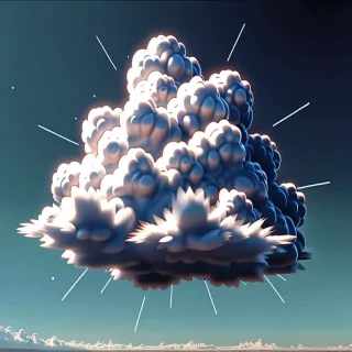 cloud animated