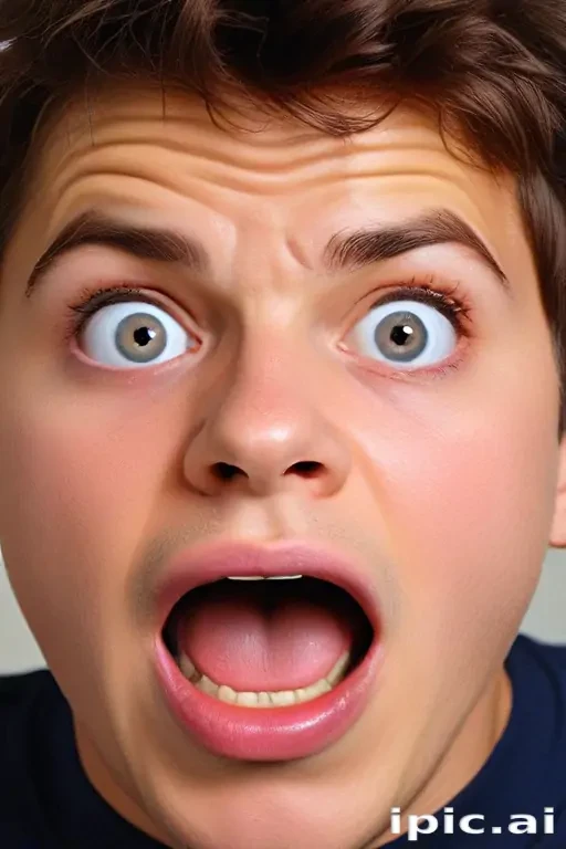 shocked face png