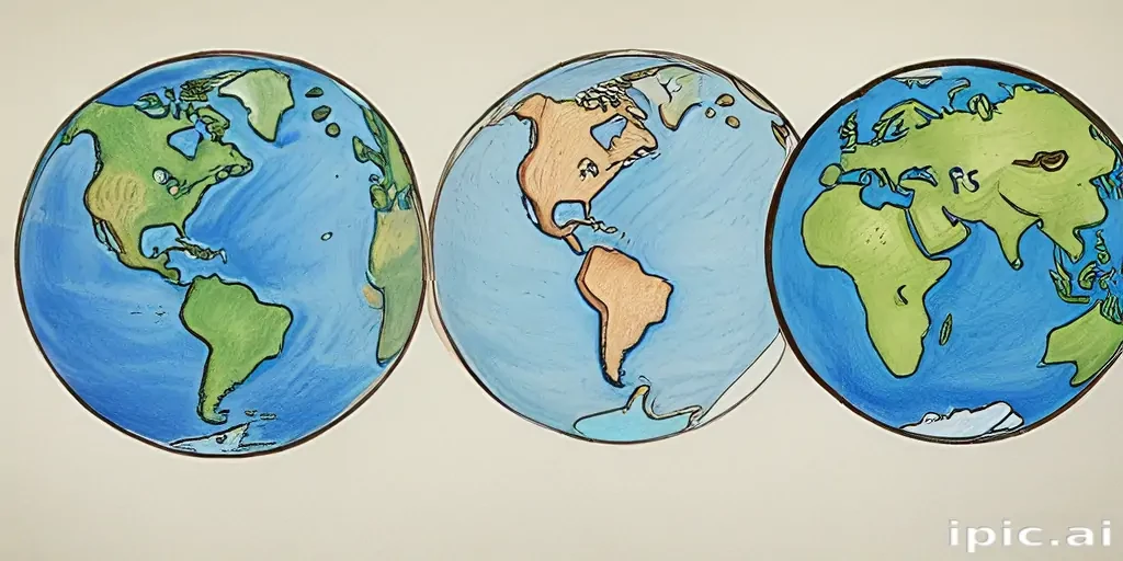 earth cartoon drawing