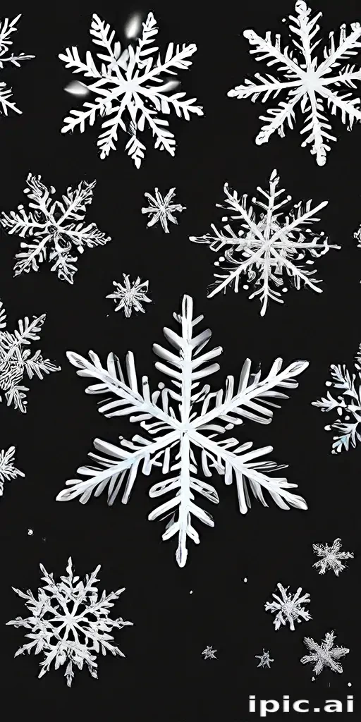 snowflakes clipart transparent background