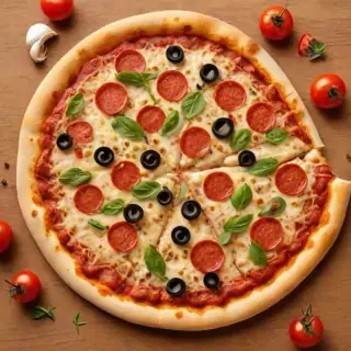 transparent pizza clipart
