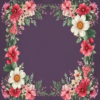 border flower png