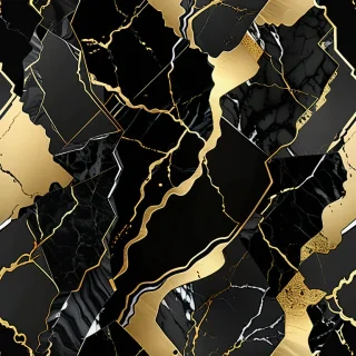 black and gold marble background