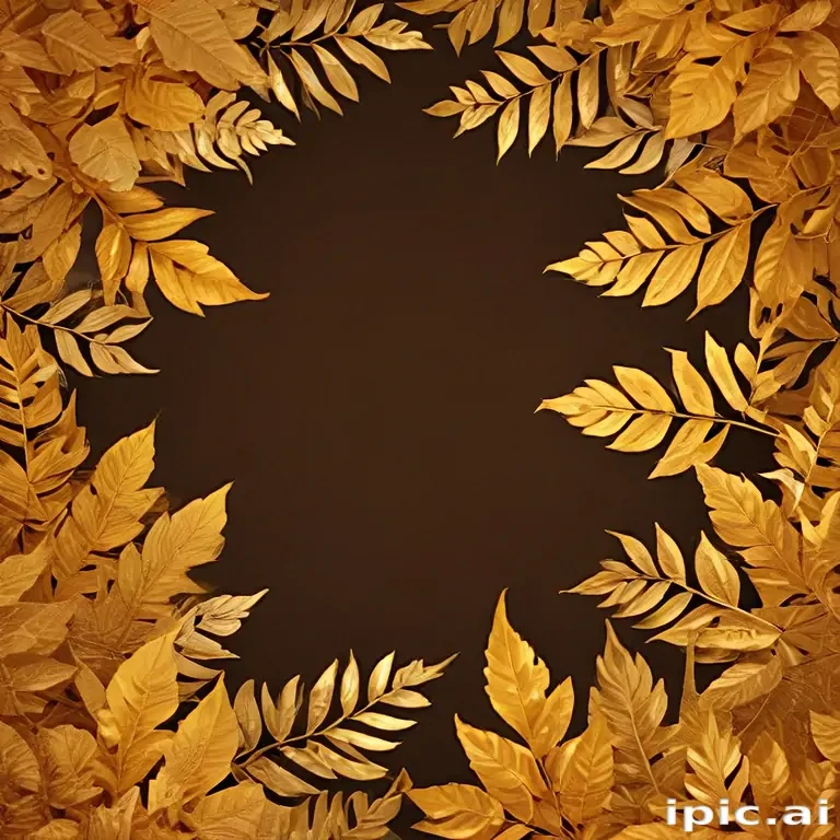 golden leaves background
