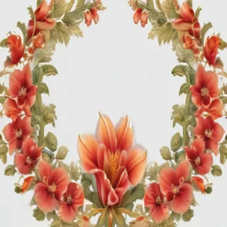 png border flower