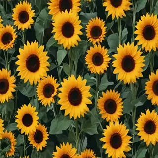 aesthetic sunflower background