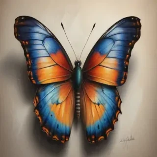 picture of a butterfly drawing