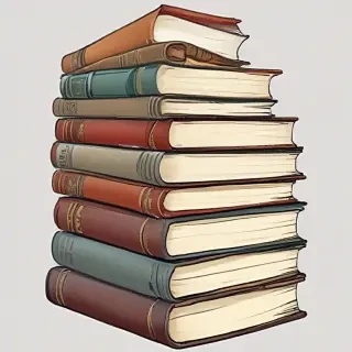 stacked books clip art