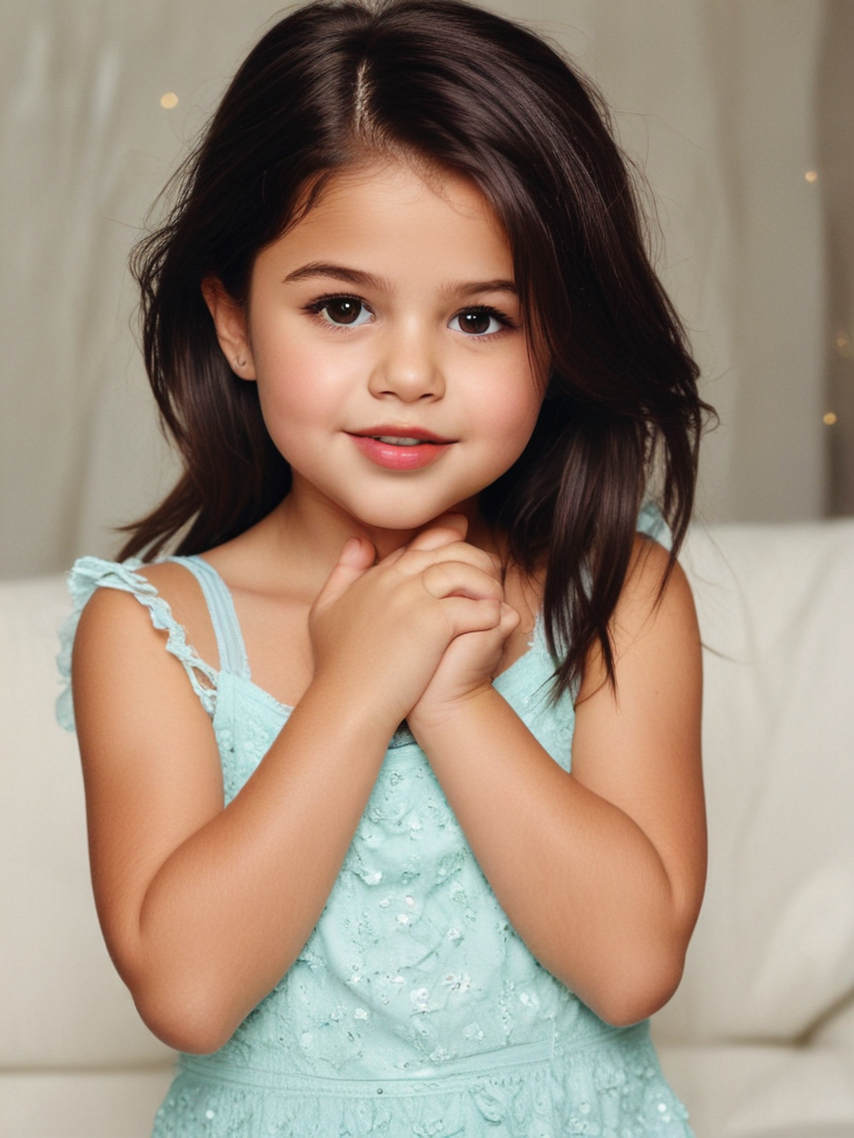 selena gomez child