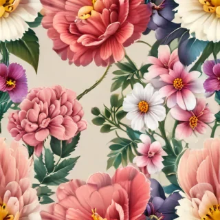 cartoon flowers transparent background