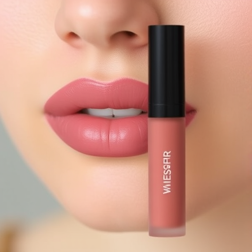 Natural "Nude Whisper" lip tint with sheer coverage, enhancing natural lip color with a hint of warmth, perfect for everyday minimalist makeup looks
