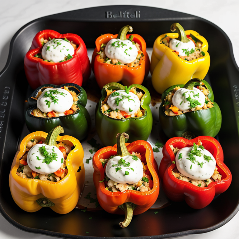what to serve with stuffed bell peppers