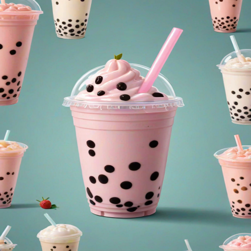 cute boba tea wallpapers