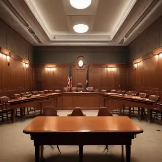court room background