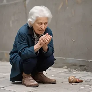 begging