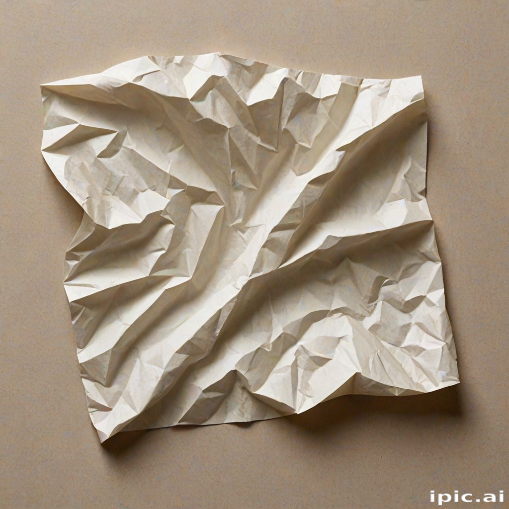 wrinkled paper