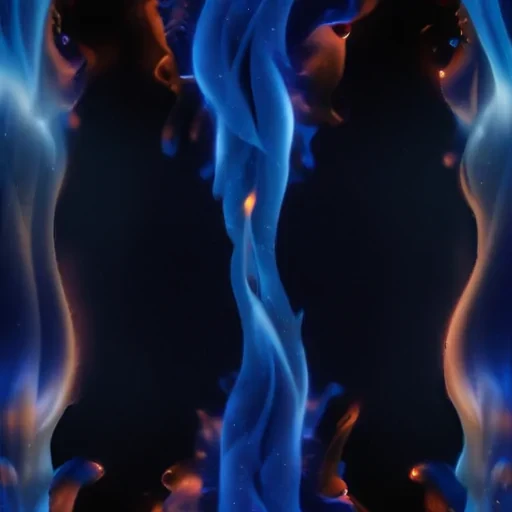 blue flame background