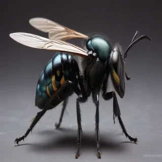 black wasp