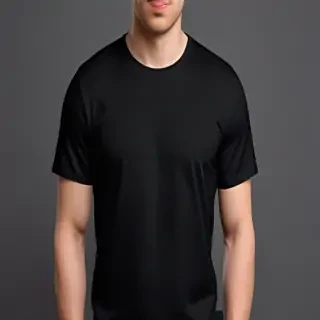 black mockup t shirt