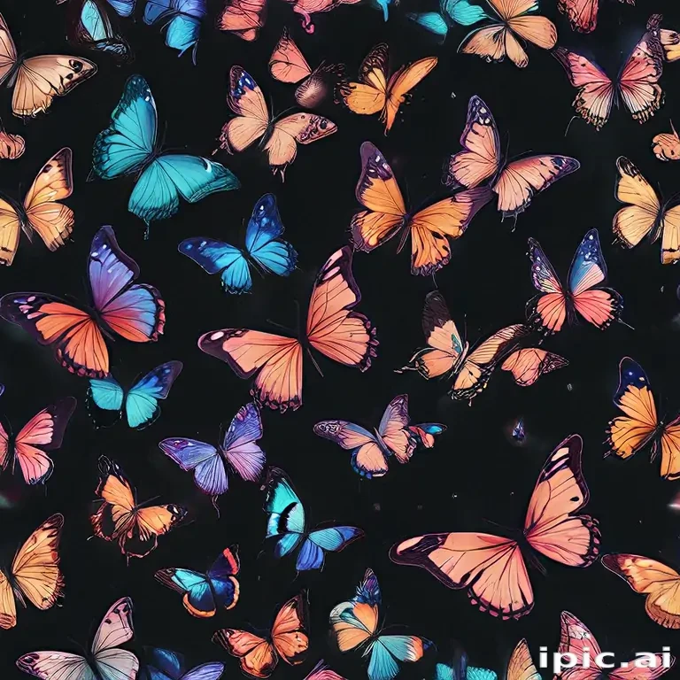 butterfly background aesthetic