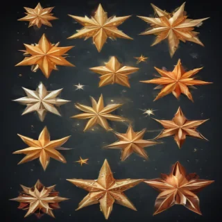 christmas stars clip art